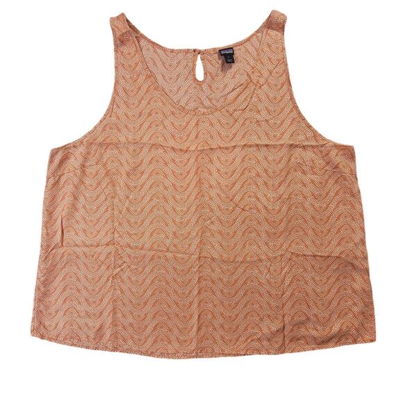 Patagonia Worn Wear Orange Tank Top Size L - Picture 1 of 8